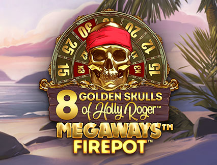 8 Golden Skulls of Holly Roger MEGAWAYS